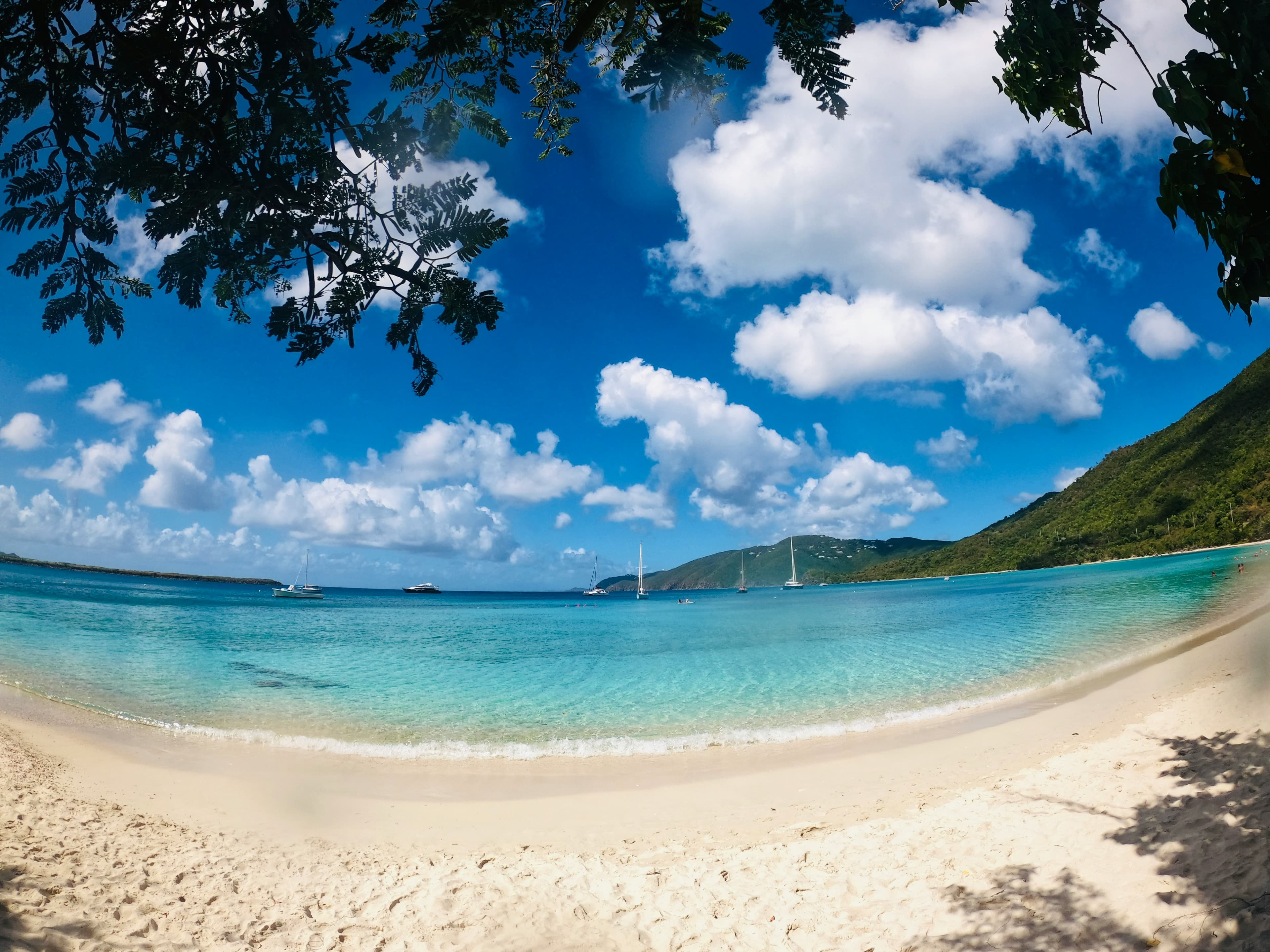 blue sea under blue sky and white clouds during daytime 8zfzscc5ric